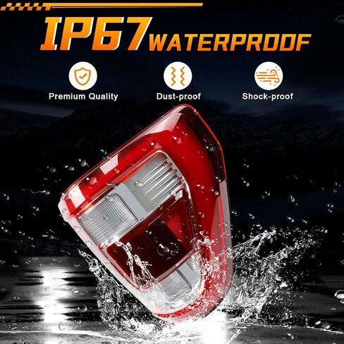 LED Tail Light Assembly Brake Rear Lamp W/Blind Spots Compatible with Ford F150 F-150 King Ranch Lariat Limited Platinum 2021 2022 2023 Replace ML3Z-13405-D (Left Driver Side) in Saudi Arabia