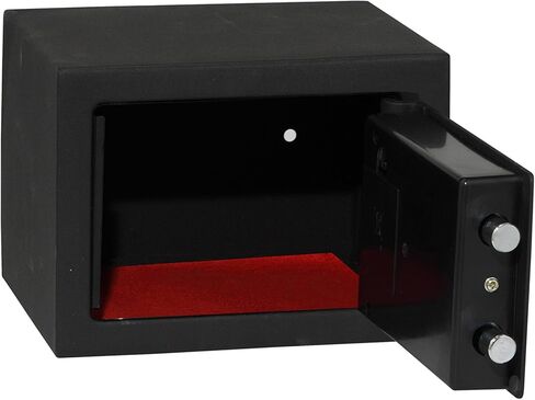 Honeywell Safes & Door Locks - Bolt Down Small Safe Box with Digital Lock for Home - Steel Security Electronic Lock Box - Cabinet & Door Design Safe with 2 Keys - 0.17-Cubic Feet - Black - 5005 in Kuwait