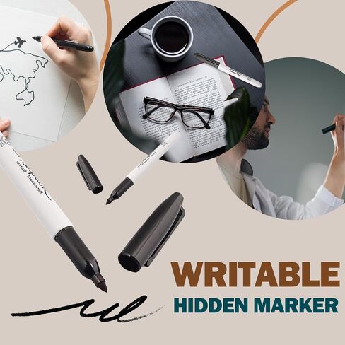 Fake Decoy Marker Pen Diversion Safe - Pen for Valuables to Hide Money - Black Large UPGRADED in Saudi Arabia