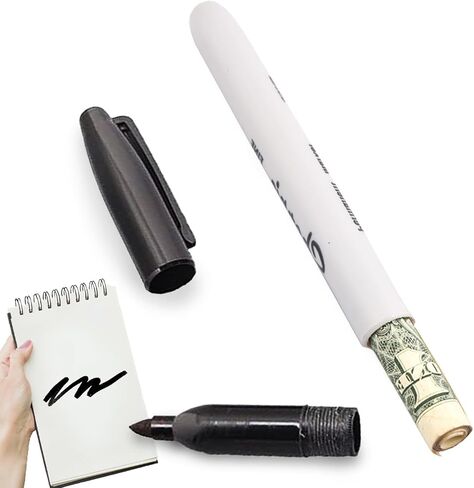 Fake Decoy Marker Pen Diversion Safe - Pen for Valuables to Hide Money - Black Large UPGRADED in Saudi Arabia