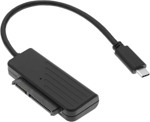 The Lord of the Tools كابل محول SATA إلى USB C قارئ القرص الصلب USB C لـ 6.35 سم (2.5 بوصة) معدل نقل SATA HDD/SSD يصل إلى 6 جيجابايت/ثانية التوصيل والتشغيل in Saudi Arabia