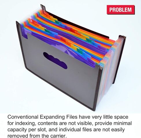 Ultimate Office PortaFile توسيع محفظة الملفات منظم المستندات. يتضمن نظام إدارة الملفات الكامل 25 مجلد ملفات PocketFile قابل للإزالة و6 حلقات ملفات ملونة للتعرف السريع على الملفات in Kuwait