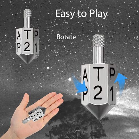 Dice Spinner Rotary Dice, Metal EDC Toy Fidget Toy, 2PCS 6 Siders for Desktop Game Put and Take Spinner (Golden) in Saudi Arabia