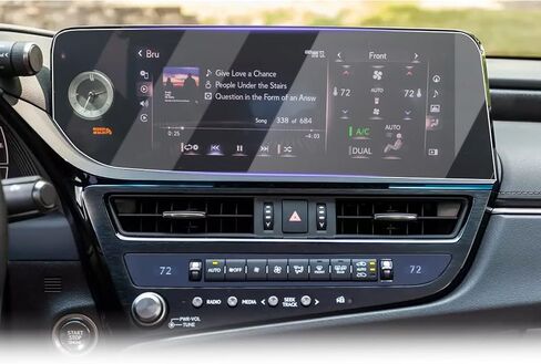LUWU for 2022 Lexus ES 250 Screen Protector 12.3 Inch ES300h Screen Protector Infotainment Display PET Plastic Navigation Screen Protector ES350 Touchscreen Protective Film 2023 Lexus ES Accessories in Kuwait