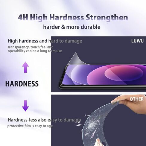LUWU for 2022 Lexus ES 250 Screen Protector 12.3 Inch ES300h Screen Protector Infotainment Display PET Plastic Navigation Screen Protector ES350 Touchscreen Protective Film 2023 Lexus ES Accessories in Kuwait