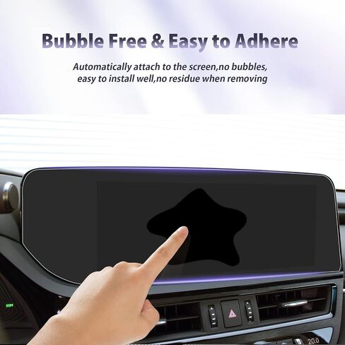 LUWU for 2022 Lexus ES 250 Screen Protector 12.3 Inch ES300h Screen Protector Infotainment Display PET Plastic Navigation Screen Protector ES350 Touchscreen Protective Film 2023 Lexus ES Accessories in Kuwait