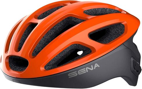 Sena R1 Smart Communications Helmet (Electric Tangerine, Medium) in Saudi Arabia