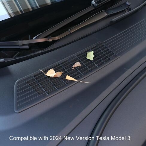 شبكة مدخل هواء ABS، مدخل فتحة تهوية الهواء، غطاء مدخل حماية فتحة تدفق الهواء، ملحقات خارجية متوافقة مع الإصدار الجديد لعام 2024 من طراز Tesla 3 مع شبكة من سبائك الألومنيوم) in Kuwait