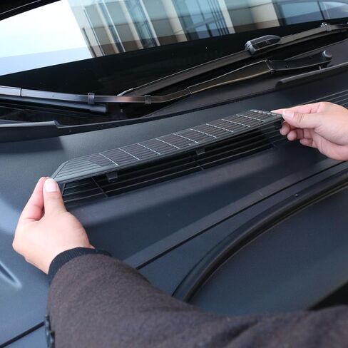 شبكة مدخل هواء ABS، مدخل فتحة تهوية الهواء، غطاء مدخل حماية فتحة تدفق الهواء، ملحقات خارجية متوافقة مع الإصدار الجديد لعام 2024 من طراز Tesla 3 مع شبكة من سبائك الألومنيوم) in Kuwait