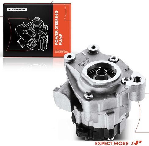 A-Premium Power Steering Pump Compatible with Audi A8 Quattro 2007 2008 2009 2010, V8 4.2L, Replace # 4E0145156F in Saudi Arabia
