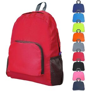 Lightweight Hiking Backpack, Ultralight Waterproof Foldable Travel Bag for Women and Men (Black)