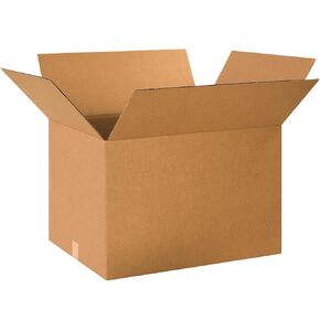 24x17x15 Corrugated Boxes, Large, 24L x 17W x 15H, Pack of 15 | Shipping, Packaging, Moving, Storage Box for Home or Business, Strong Wholesale Bulk Boxes