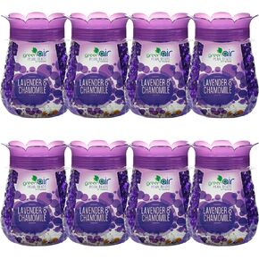 Pearl Air Freshener Beads by Green Air, Odor Eliminator for Home, Long Lasting Room Freshener for Closet, Bathroom, Office, Garage, Fresh Linen Home Fragrance, 10 oz Jar, Value 8 Pack