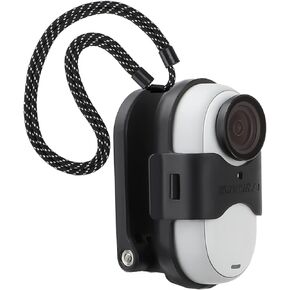 Magnetic Neck Mount Holder for Insta360 Go 3 Accessories, Hand Free Necklace Holder with Lanyard Strap for POV/Vlog Selfie Video Recording