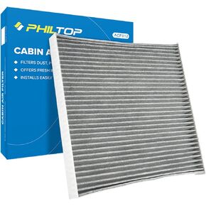 PHILTOP Cabin Air Filter, Replacement for CP173, CF11173, BE-173, Altima, Maxima, Murano, Quest, Includes Activated Carbon, Pack of 1