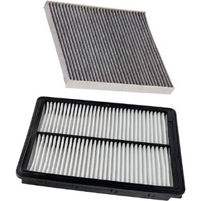 FUN-DRIVING Cabin & Engine Filter for Tucson(2023-2022), Santa Fe(2023-2021),Sonata(2023-2020),Santa Cruz(2023-2022),K5(2023-2021),SORENTO 2.5L (23-21),Sportage 2.5L(2023),not for hybrid