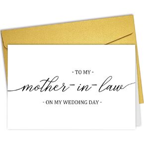 Nchigedy Wedding Day Card, Funny Vows Card for Wife Husband, Premium Smooth Heavy Card Stock, Blank Inside, Includes Envelope