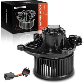 A-Premium HVAC Heater Blower Motor Assembly Compatible with Chrysler Vehicles - PT Cruiser 2001 2002 2003 2004 2005, L4 2.4L - Front Side, Replace# 5017666AA, 5017666AB