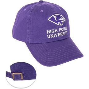 Desert Cactus High Point University Baseball Hat HPU Panthers Brimmed Embroirderd Hats Cap Adjustable Cloth Strap Adult (Style 1) Purple