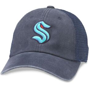 AMERICAN NEEDLE Raglan Bones NHL Mesh Strapback Hat (41152A-Parent)