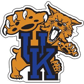 Kentucky Wildcats, Blue/ White UK, Large Premium Vinyl Decal, Cornhole,