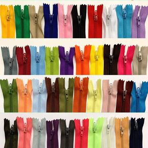 WKXFJJWZC 50pcs 14 Inch (35cm) Nylon Coil Zippers Bulk for Sewing Crafts 40 Color (14 inch)