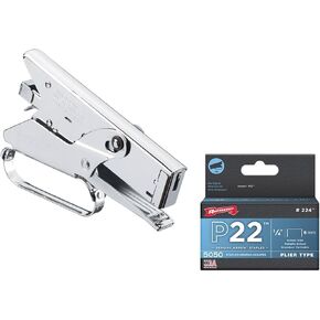 دباسة من النوع ذو الزردية شديدة التحمل و224 دباسة أصلية مقاس 1/4 بوصة، 5,050 حزمة - حزمة من قطعتين in Kuwait