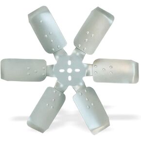 (1119) 19" Steel Blade Belt Driven Race Fan, Silver