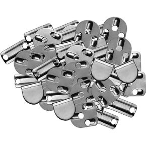 خطاف وقضيب بنطلون فضي مقاس 9 مم من Trimming Shop، مخيط على إغلاق العين لإصلاح السراويل والتنانير والملابس العصرية ومشروع الفنون والحرف اليدوية - زوجان in Kuwait