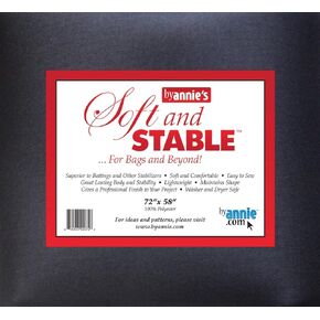 Annie Soft And Stable 72"X58" Black