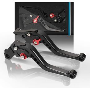Short Brake Clutch Levers Compatible with H-nda GROM MSX125 2014-2020|CBR250R 2011-2013|CBR300R|CB300F|FA 2014-2019|CB400F|CB400R 2013-2015|CBR500R|CB500F|X 2013-2019|Monkey 125