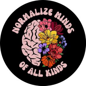 Inspirational Quote I Am Positive Affirmations Colorful Word Art Round Non-Slip Rubber Mousepad 7.9″×7.9″ for Wireless Mouse Laptop Computer Gaming Office Dorm Home Desk,Girls Women Teens Gifts