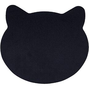 Mouse Pad Cat Motive, Mousepad Desk Accessory Cute Office Gaming Laptop Mouse Mat (Black)