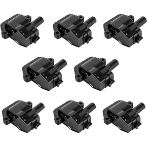 Set of 8 Ignition Coil Pack Fits for 1997 1998 1999 2000 2001 2002 2003 2004 Chevy Corvette Silverado Suburban Camaro 2500 3500 Cadillac CTS Coil Packs 5.7 8.1 V8 Replaces# UF192