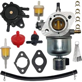 15003-7081 Carburetor Fit for Kawasaki FH580V FS541V FR600V FS600V Engine，Fit for John Deere X300 X300R Replace for 15004-0818 15004-0822 15004-7053 15004-7060 Carb With Fuel Pump
