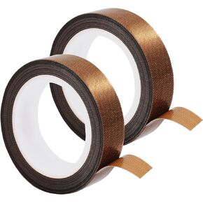 2 Rolls 0.75 Inch x 33 Feet Drawer Glides Tape,Low Friction Tape,Drawer Slide Tape,Drapery Ring Glide Tape,Surface Protection Tape for Wood,Drawer,Cabinet,Curtain (White)