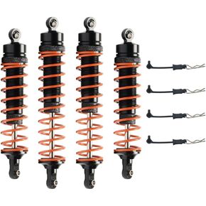 Alloy Granite Shocks & Body Clips for Arrma 1/10 Senton 3S Front Rear Shock Granite 550 Mega 1/8 Typhon 3S BLX AR330550 AR330551 Upgrade Parts Green
