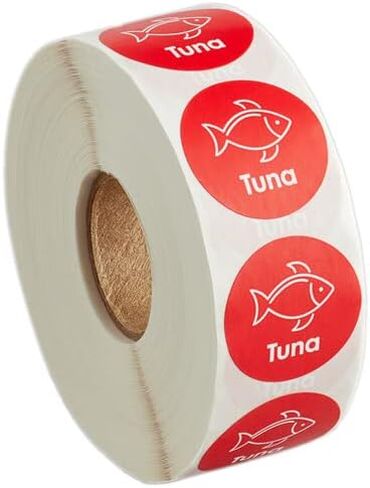 1000 ملصق/لفة "جديدة" ملصق ملصق دائم مقاس 1 بوصة in Saudi Arabia