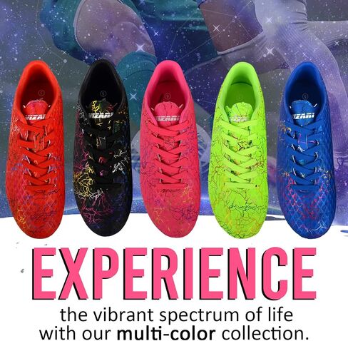 Vizari Zodiac Firm Ground Soccer Cleats - Kids Soccer Shoes with Excellent Traction, Grip, and Comfort - Durable, Lightweight & Breathable Youth Soccer Cleats - Unisex Soccer Cleats for Boys & Girls in Saudi Arabia