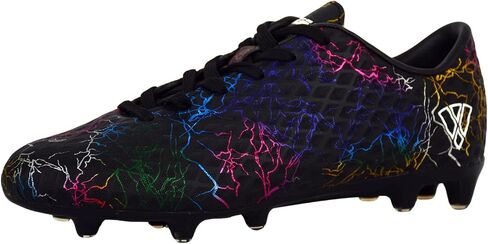 Vizari Zodiac Firm Ground Soccer Cleats - Kids Soccer Shoes with Excellent Traction, Grip, and Comfort - Durable, Lightweight & Breathable Youth Soccer Cleats - Unisex Soccer Cleats for Boys & Girls in Saudi Arabia