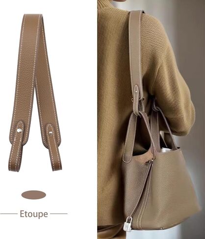 Genuine Leather Purse Strap for Picotin/Lindy/Evelyne Bags Togo Leather Shoulder Straps Replacement for Handbag in Saudi Arabia