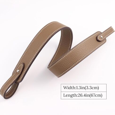 Genuine Leather Purse Strap for Picotin/Lindy/Evelyne Bags Togo Leather Shoulder Straps Replacement for Handbag in Saudi Arabia