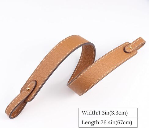 Genuine Leather Purse Strap for Picotin/Lindy/Evelyne Bags Togo Leather Shoulder Straps Replacement for Handbag in Saudi Arabia