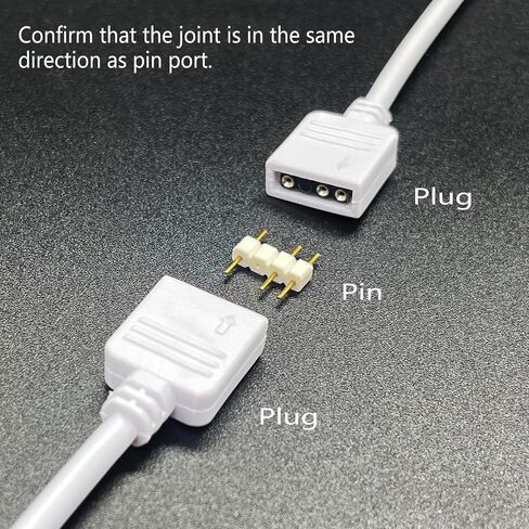 2-Pack 1-to-1 ARGB Extension Cable, White 5V 3-Pin Female to Female ARGB Addressable RGB Adapter Cable, ARGB LED Sync Cable for Extend PC Computer ARGB Fans Or ARGB LED Lights, 11.8 Inches in Kuwait