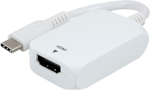 أتيفا® كابل محول USB-C إلى HDMI™، 6.5 بوصة، أبيض، 41511 in Kuwait