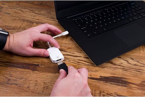 أتيفا® كابل محول USB-C إلى HDMI™، 6.5 بوصة، أبيض، 41511 in Kuwait