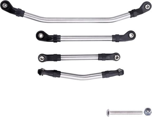 مجموعة وصلات توجيه RC من الفولاذ الصلب لقطع غيار شاحنة الزاحف Redcat Gen8 RC in Kuwait