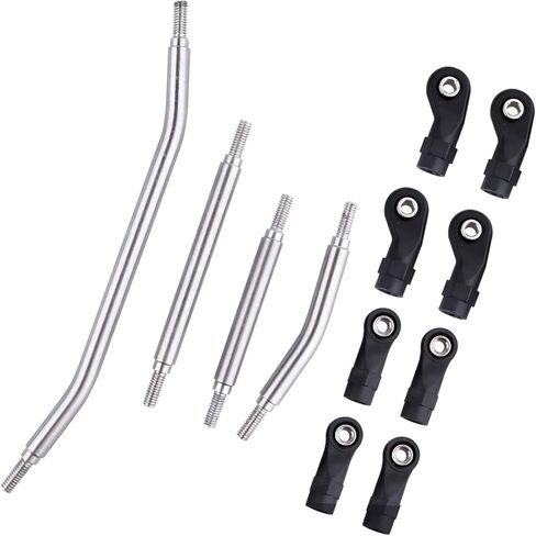 مجموعة وصلات توجيه RC من الفولاذ الصلب لقطع غيار شاحنة الزاحف Redcat Gen8 RC in Kuwait