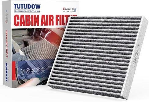 فلتر هواء المقصورة مع الكربون المنشط وصودا الخبز، بديل لـ CP285، CF10285، تويوتا، ليكسوس، سيون in Kuwait