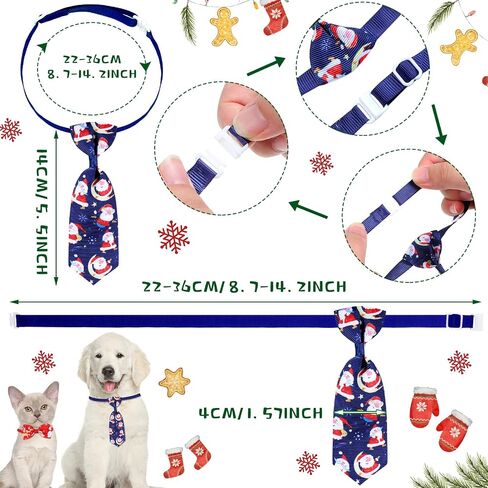 50 Pcs Halloween Dog Bow Tie Collar Set Includes 4 Dog Bandanas, 23 Pet Neckties, 23 Pet Costume Bow Ties, Adjustable Pumpkin Ghost Pattern Bow Tie for Dogs Cats in Saudi Arabia